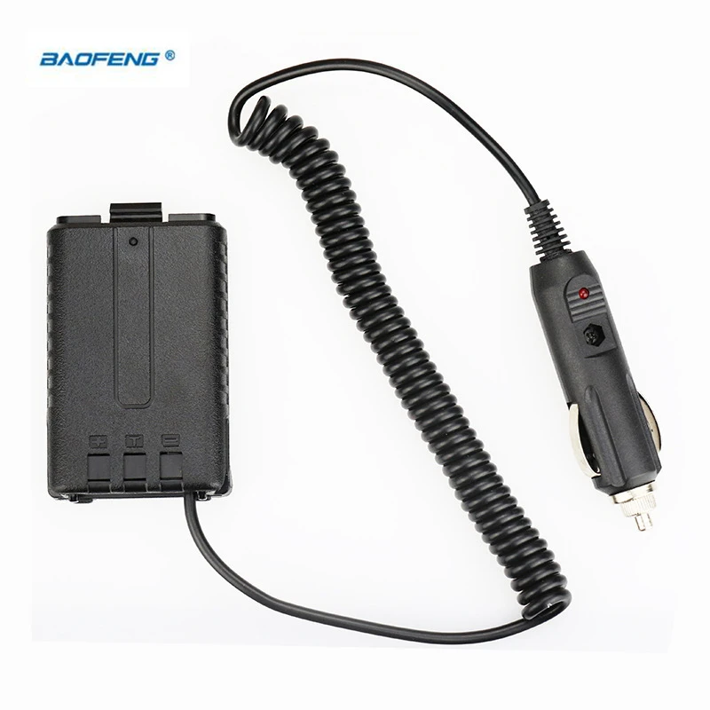 Baofeng walkie talkie Battery Eliminator Car Charger For Portable CB Radio UV 5R UV-5RB UV-5RA Walkie Talkie Accessories (8)