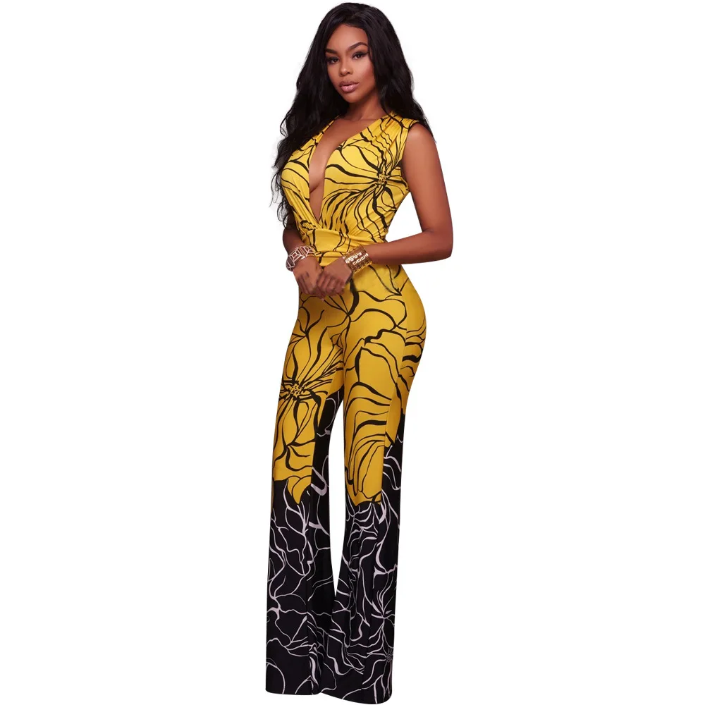 New Summer Burst Jumpsuit Women Sexy Fashion Casual