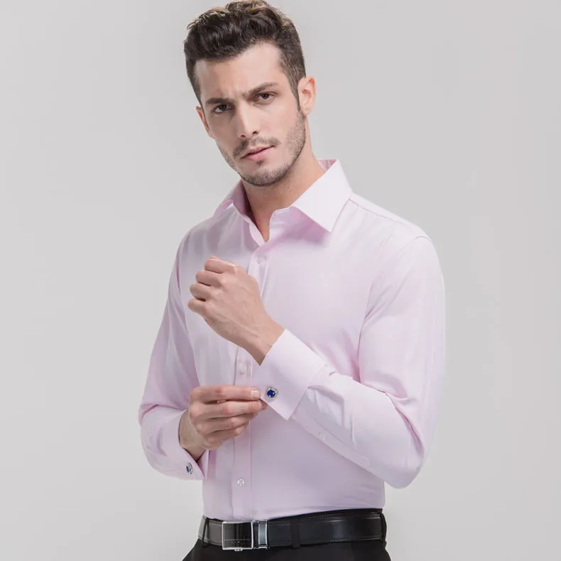 Orinery Лидер продаж дизайнер белый French Cuff Dress Shirt классическая мужская рубашка с длинным рукавом Slim Fit Марка мужская одежда с запонки