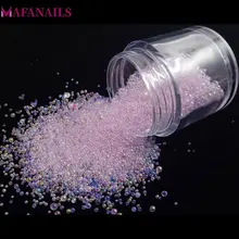 Pink Color 0.6mm~2mm 10g/jar Nail Art Magic Candy 3D Transparent Color Design Glass Caviar Beads Manicure Microbeads Decorations Pink Color 0.6mm~2mm 10g/jar Nail Art Magic Candy 3D Transparent Color Design Glass Caviar Beads Manicure Microbeads Decorations