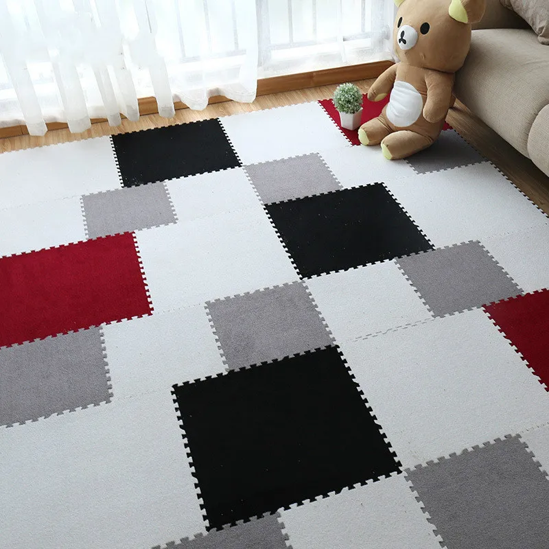 

Baby EVA Foam Play Puzzle Mat Interlocking Exercise Tiles Floor Soft Carpet Rug for Kid 45x45x0.8cm without Edge