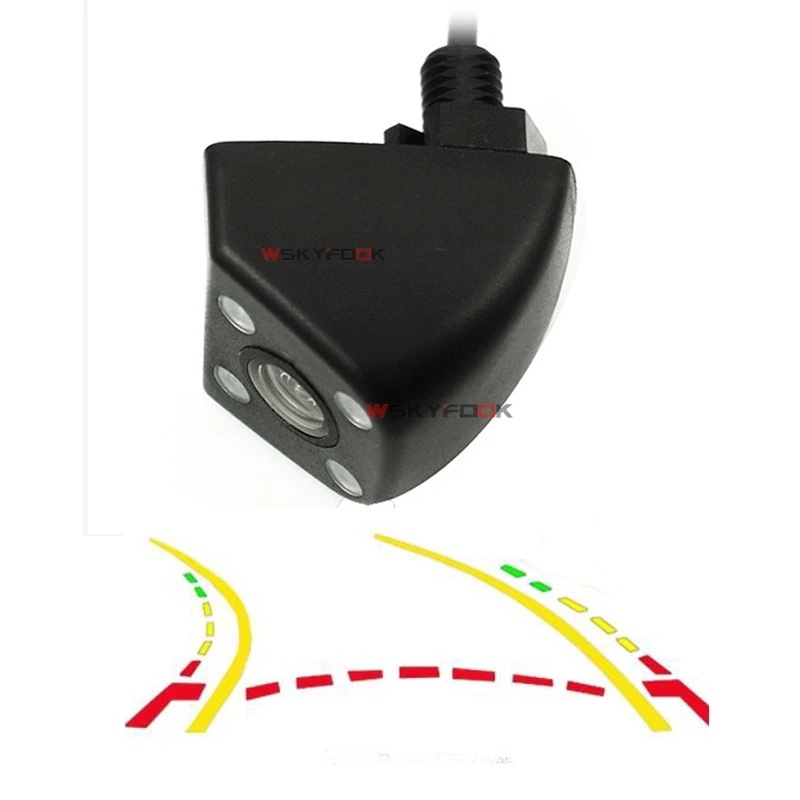 Kopen Intelligente Dynamische Traject Tracks Achteruitrijcamera HD CCD Reverse Backup Camera Auto Omkeren Parking Assistance