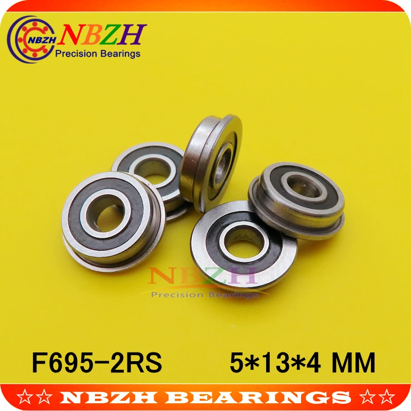 F695 F695-ZZ F695ZZ F695-2RS F695Z zz z 2z F619/5 DDLF-1350ZZ фланцевый фланец шариковые подшипники с глубоким желобом 5*13*15*4*1 мм