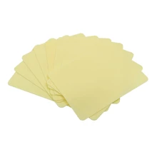 Высокое качество пустая Татуировка Кожа практика 5 листов двухсторонняя 20x30 см размер резиновая кожа для татуировки