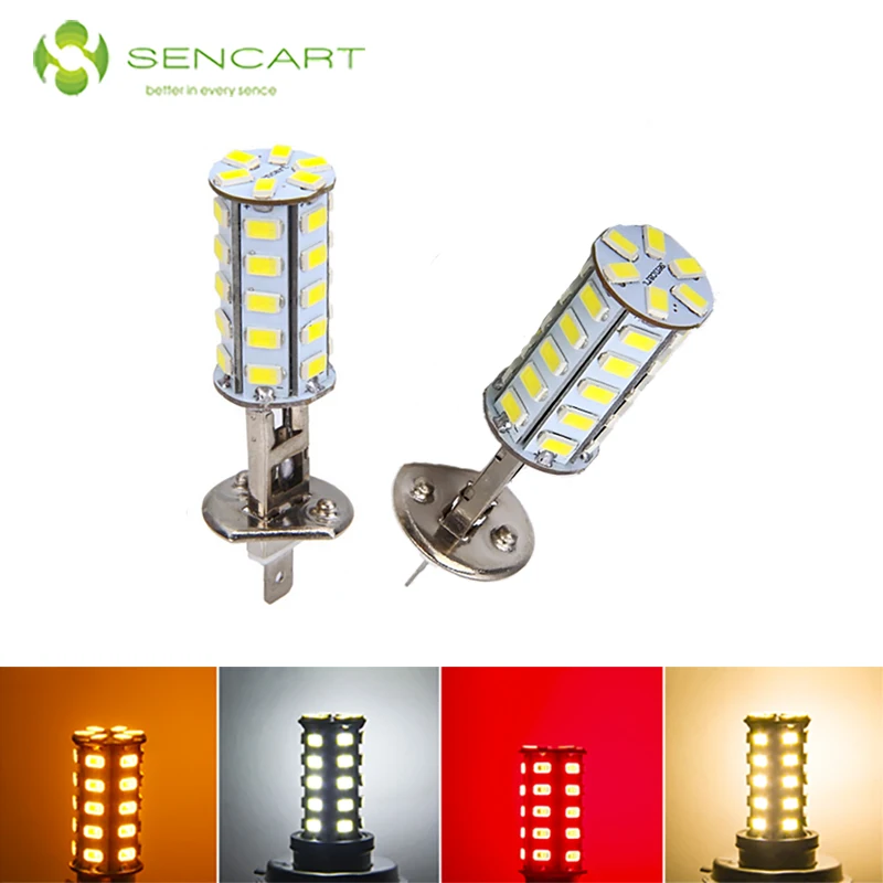 

2PCS H1 H3 H7 P13 42LED 42SMD 5630 Headlight Conversion Kit Wedge Plug Fog Bulbs Daytime Running AC/DC12-16V