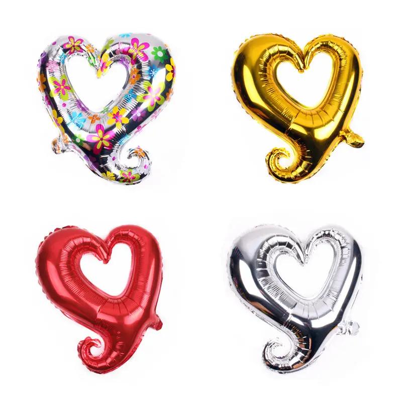

TSZWJ New 18-inch hook-shaped aluminum balloon balloons holiday party wedding decoration balloons wholesale