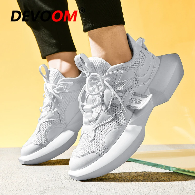 Новая спортивная обувь для мужчин белые массивные кроссовки воздухопроницаемые кроссовки для мужчин Basket chaussure homme Спортивная обувь Мужская Тройная обувь
