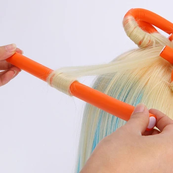 

10Pcs DIY Magic Hair Curlers Tool Soft Hair Curler Roller Curl Hair Bendy Rollers Styling Rollers Sponge Hair Curling 7 Colors