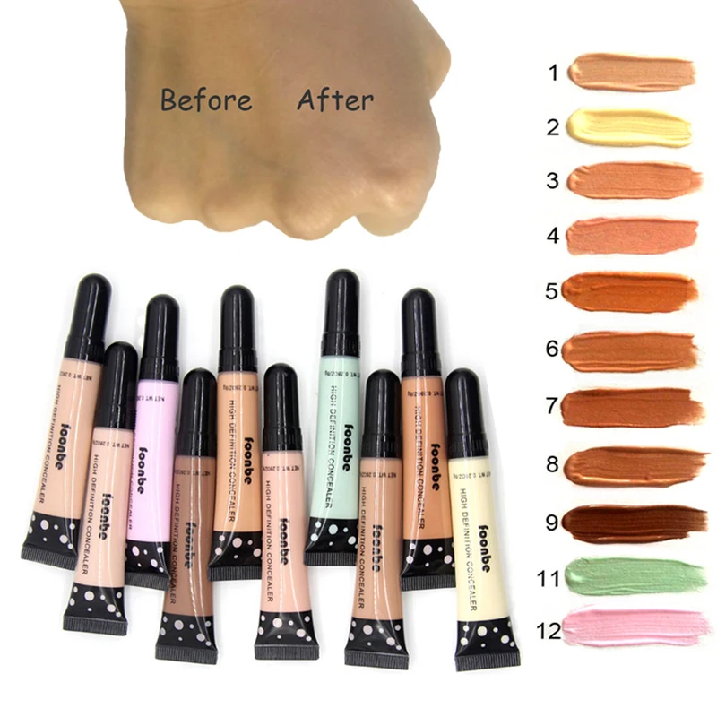 12 Natural Color Primer Facial Base Cream Bronzer Cream 