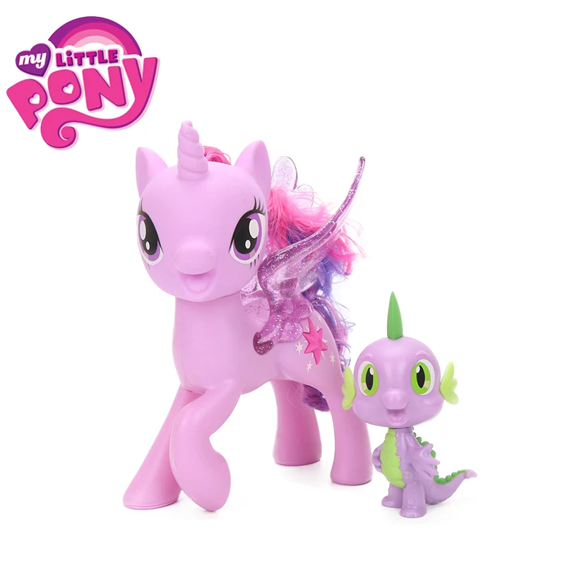 Электронные игрушки My Little Pony Princess Twilight Sparkle& Spike Дракон дружба дуэт ПВХ фигурка Коллекционная модель