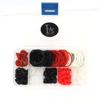 

Hot Sale Tattoo Accessories Tattoo Supplies Rubber + O-Rings A-bar Grommets Nipple Strips Machine Cleaning Brush Free Shipping