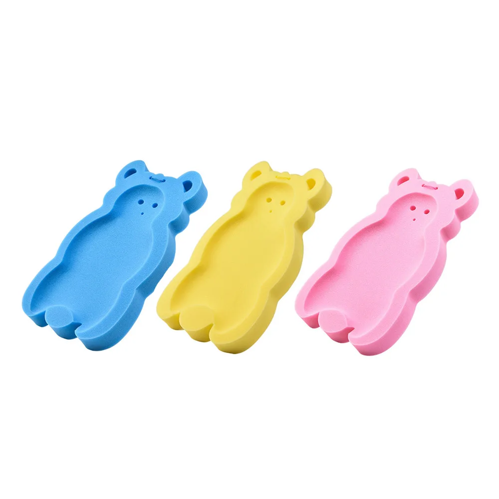 Best Newborn Portable Sponge Safety Security Bath Seat Support Air Cushion Bed Babies Baby Bath Holder Non slip Bed Infant Shower