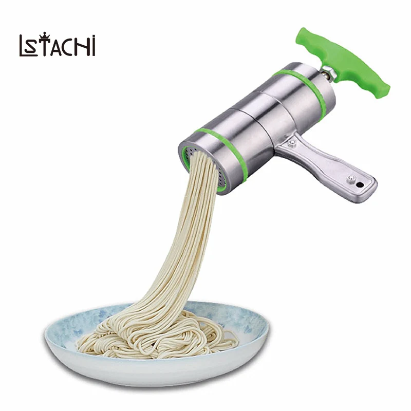

LSTACHi Stainless Steel Manual Noodle Maker Pasta Making Machine Vegetable Fruit Juicer Presse Machine Spaetzle Spaghetti Maker