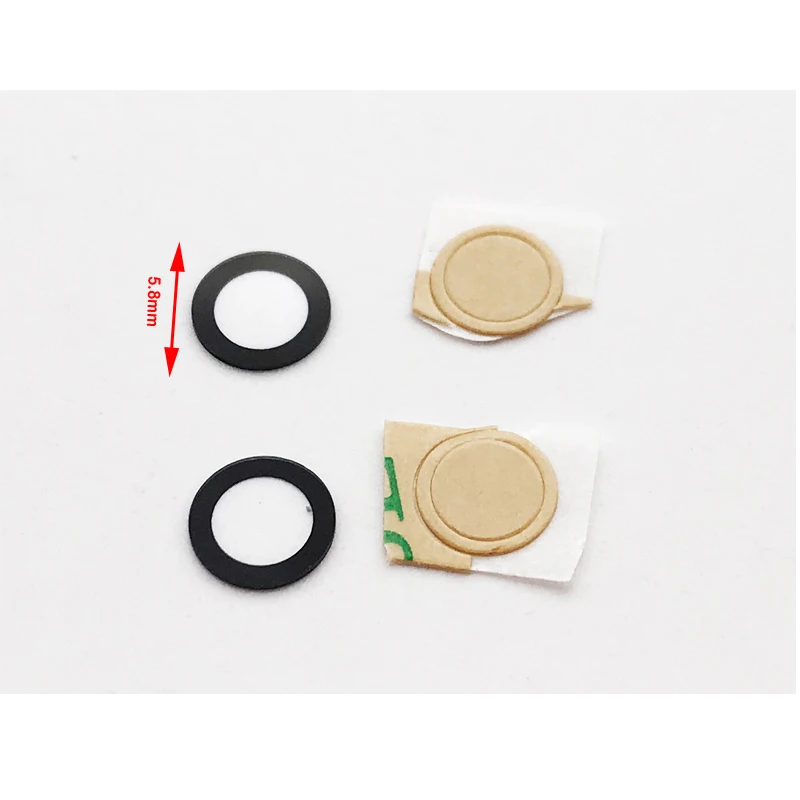 

2Pcs/Lot, Original New Rear Camera Lens Back Camera Glass Lens with Adhesive Sticker For Iphone 6 7