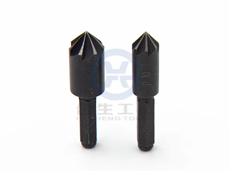 2 Branch Set Carbon Steel Seven Blade Chamfer Knife Punch Bit Carpentry Open Blind &amp Drilling Board Edge Grinding | Инструменты