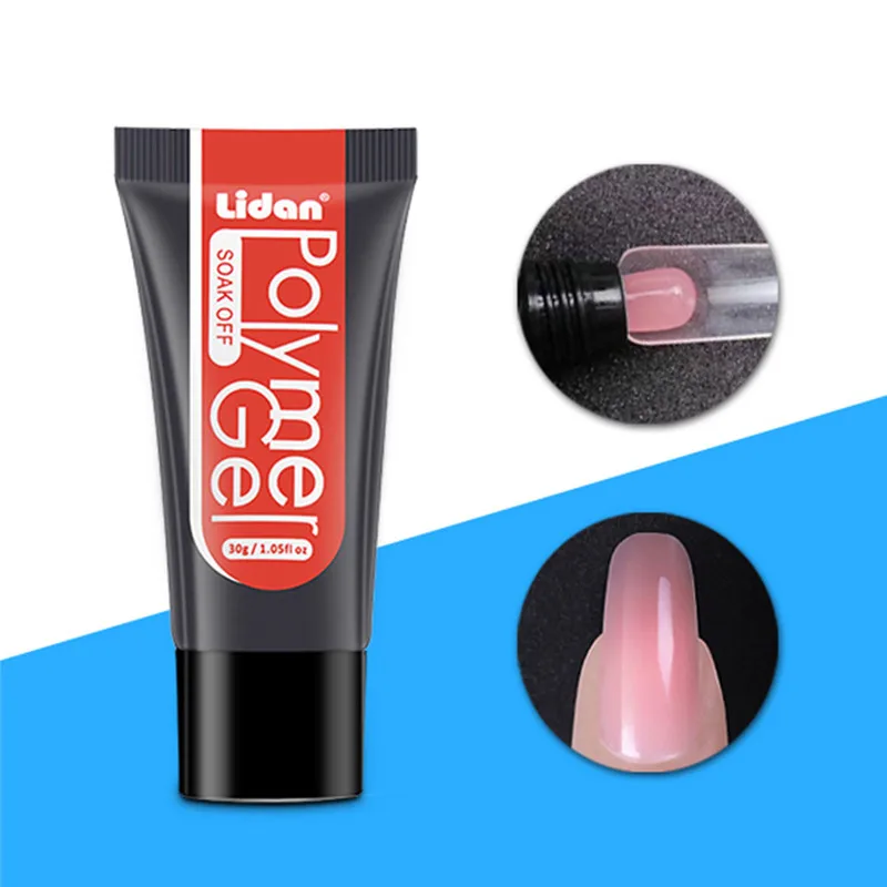 

30ML Extended Gel Manicure Quickly Extended Crystal Glue Lasting Finger Nail Gel Cream Profissional Nail Extension Gel