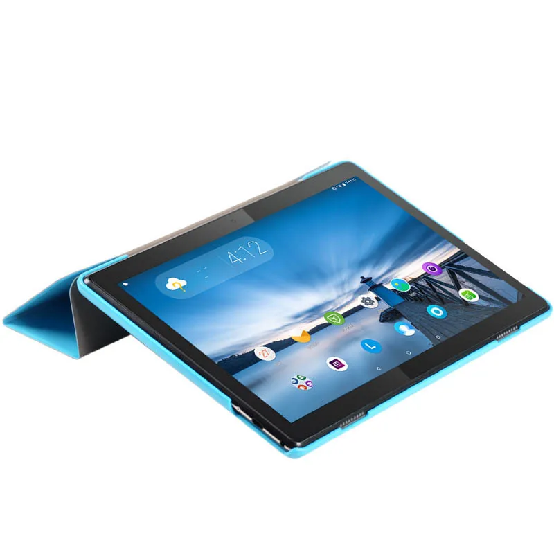 Тонкий чехол-книжка чехол-подставка из полиуретана для lenovo Tab M10 TB-X605L X605 роскошный флип раскладный кожаный чехол 20 шт./лот