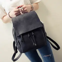 Горячее новое поступление летние женские рюкзаки холщовые сумки для колледжа для девочек-подростков женские дорожные рюкзаки черные