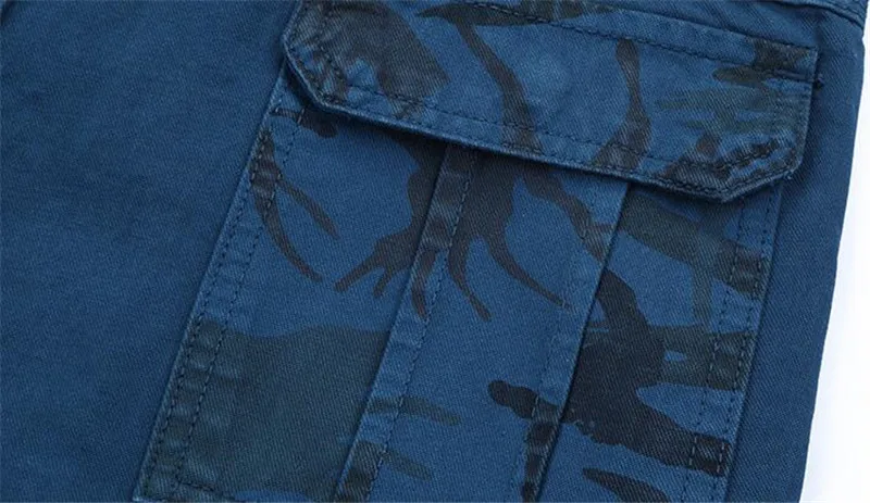 MORUANCLE Для мужчин армии Стиль шорты-карго верхняя одежда Тактический Короткие штаны, брюки для мужчин с несколькими карманами 100% хлопок