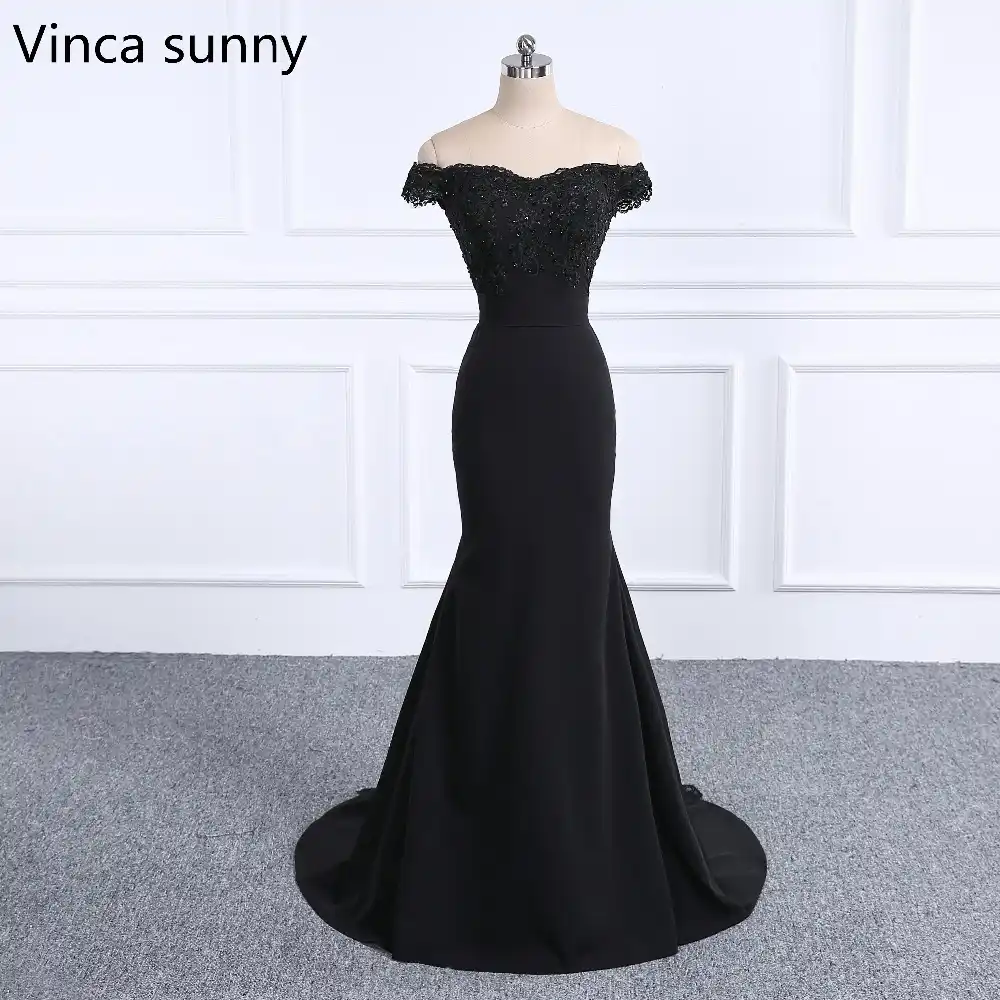 vestido de festa de casamento preto