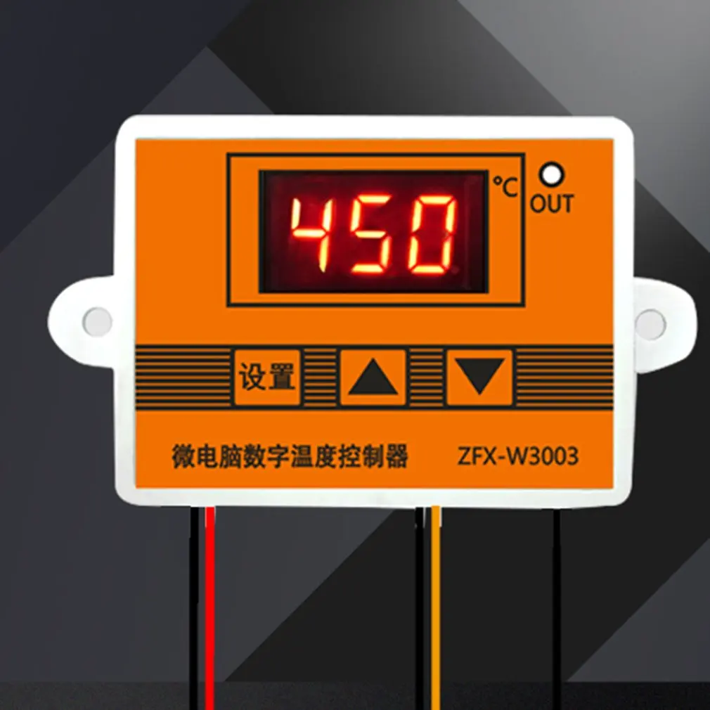 12 В 24 в 220В переменного тока цифровой светодиодный регулятор температуры 3003 для инкубатора охлаждение, Отопление Переключатель Термостат