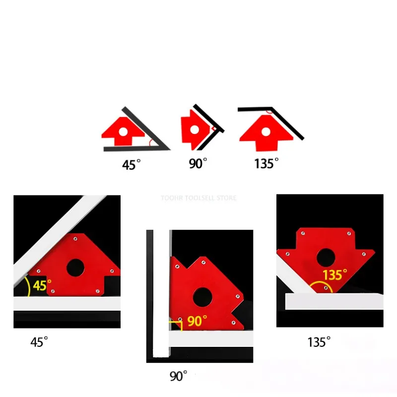 25/30/50/80LB Сварочный позиционер оборудование тяжелый Магнитный треугольник полигон сварочная обработка фиксированный сварочный инструмент без переключателя