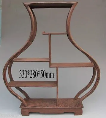 stand wood vase elaborate netsuke curio snuff classical shelf bottle chinese handmade