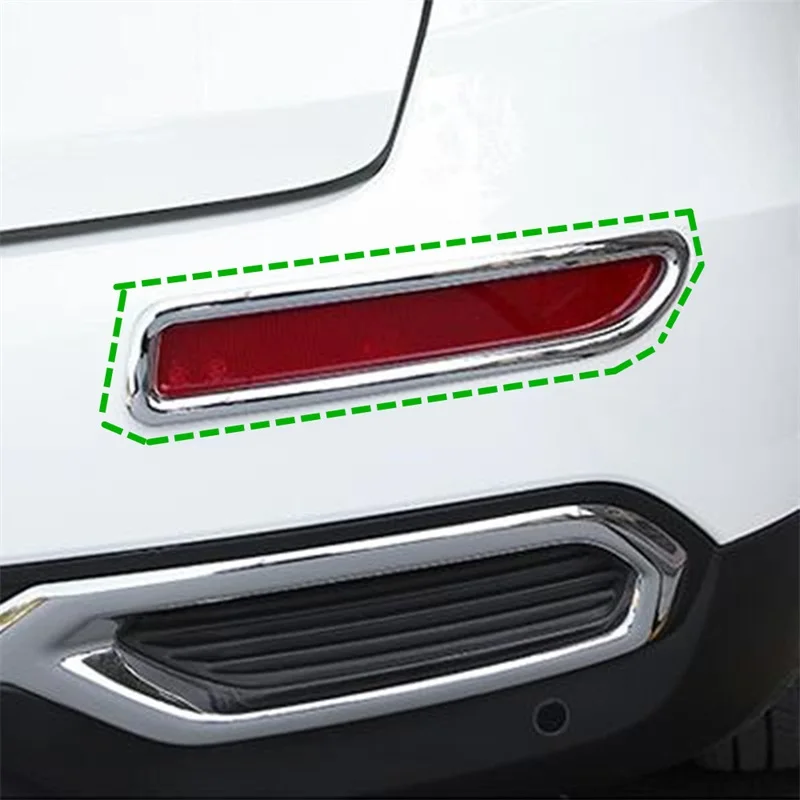 For-Renault-Koleos-2017-2018-2019-car-detector-stick-styling-ABS-Chrome-cover-trim-back-tail