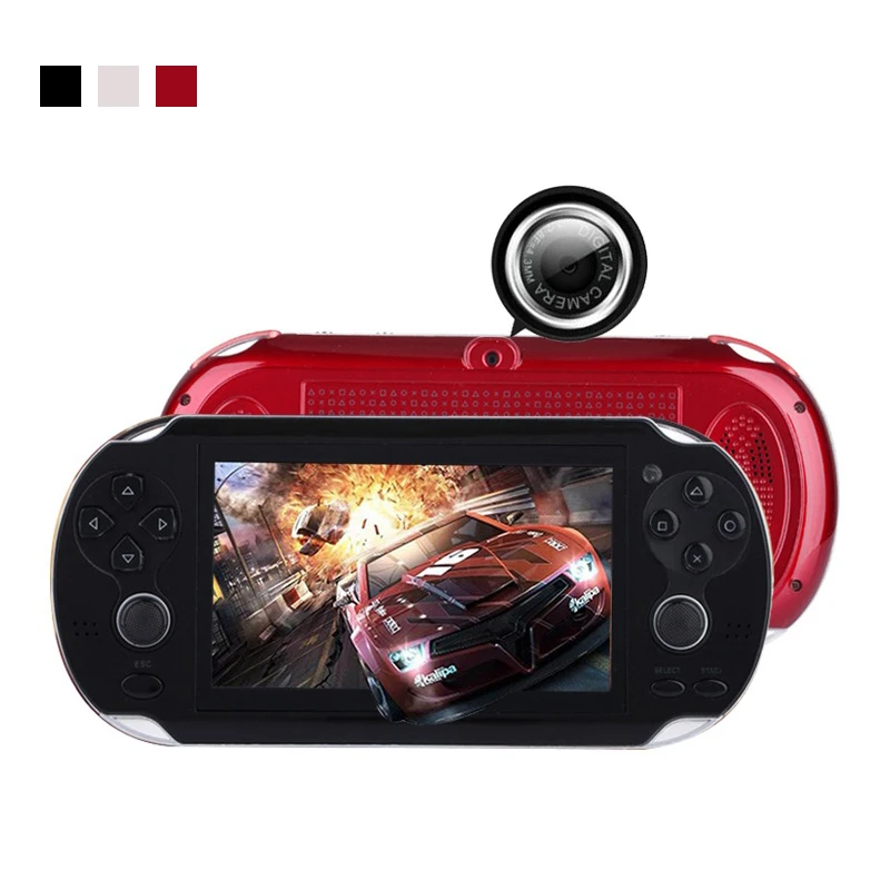 New Handheld Game Console 8GB Memory 32 Bit portable video game double Rocker built-in 1000 free games Support TV Out Put
