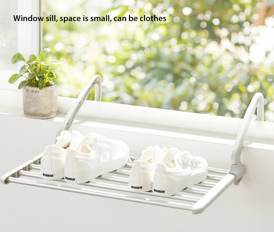 New products Xiaomi Mijia Bang telescopic drying rack hanger aluminum alloy PP material frame adjustable hanger smart home (16)