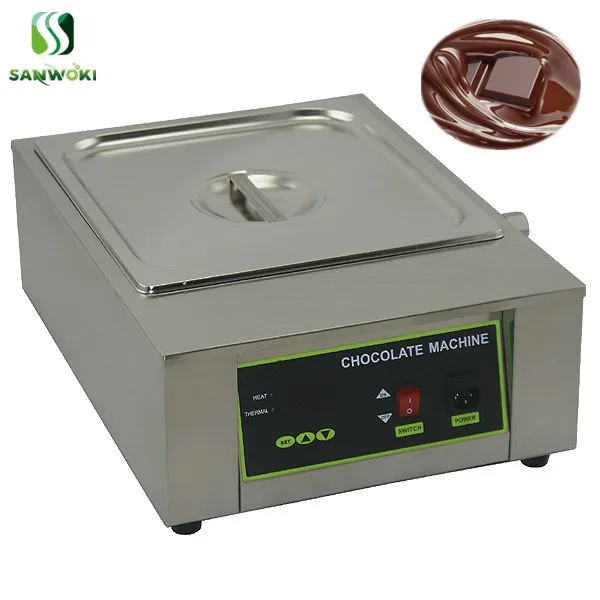 

220V/ 110V Electric Chocolate Melting Machine single tank for commercial chocolate melting pots chocolate warmer melter machine
