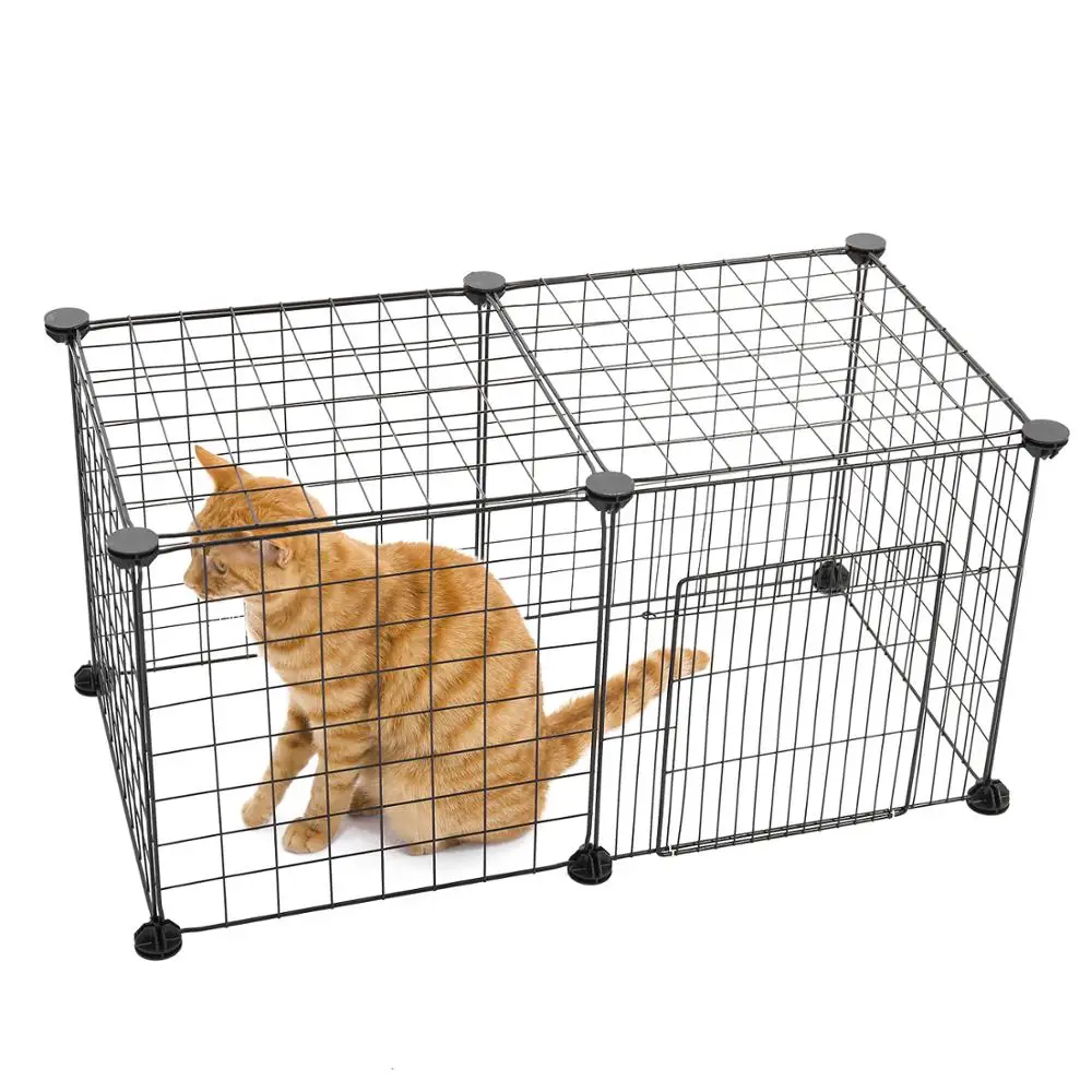 DIY Pet Playpen Iron Fence Collapsible Puppy Cat Crates Kennel House Rabbits Guinea Pig Small Animals Exercise Training Cage DIY Pet Playpen Iron Fence Collapsible Puppy Cat Crates Kennel House Rabbits Guinea Pig Small Animals Exercise Training Cage