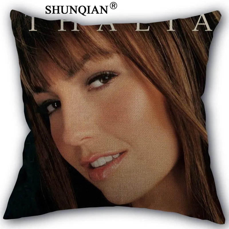 Pillowcase Новое поступление thalia Заказные хлопковые Наволочки на молнии наволочки на заказ больше размеров на заказ ваш подарок изображения - Цвет: Pillowcase