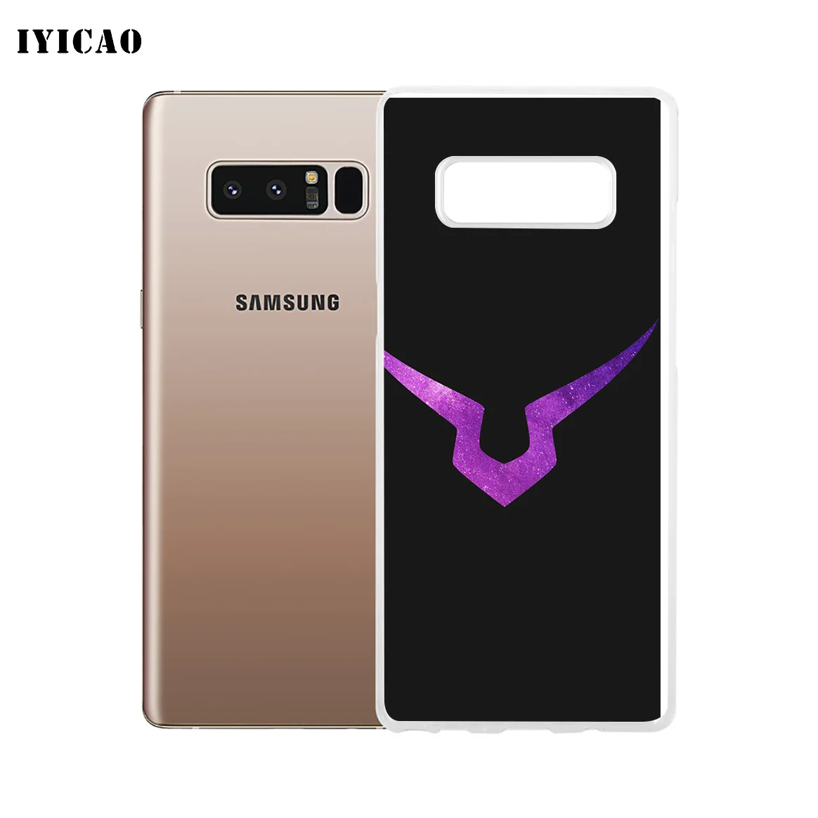 IYICAO код Geass логотип мягкий силиконовый чехол для телефона Samsung A5 A6 Plus A7 A8 A9 J3 J5 J7 Note 8