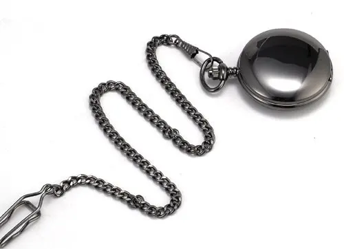 

fashion watch Plain Polished Black Watch Antique Men's Pocket Watch Antique T914