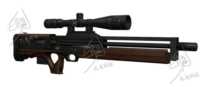 WA2000 снайперская винтовка Бумажная модель оружие огнестрельное оружие 3D трехмерные ручной работы рисунки военные игрушки