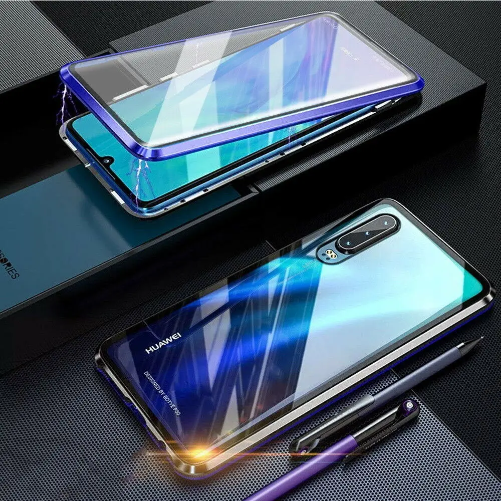 Роскошный чехол из закаленного стекла для телефона, защитный магнит huawei P20 PRO huawei P30 PRO mate 20 pro honor View 20, чехол, противоударный чехол