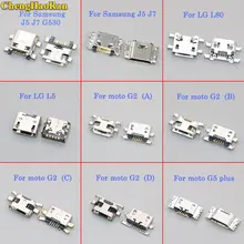 ChengHaoRan micro usb разъем для зарядки порт Разъем для Blackberry для zte L2 для Alcatel для samsung для LG для MOTO G2