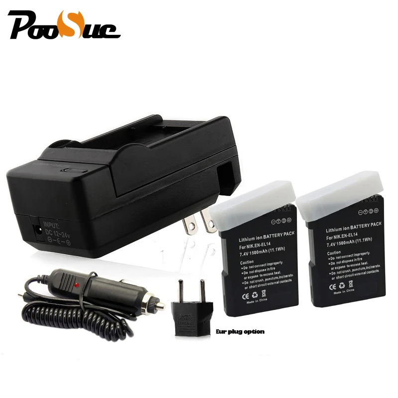 Buy For Nikon D3200 battery EN EL14 EN EL14a Battery