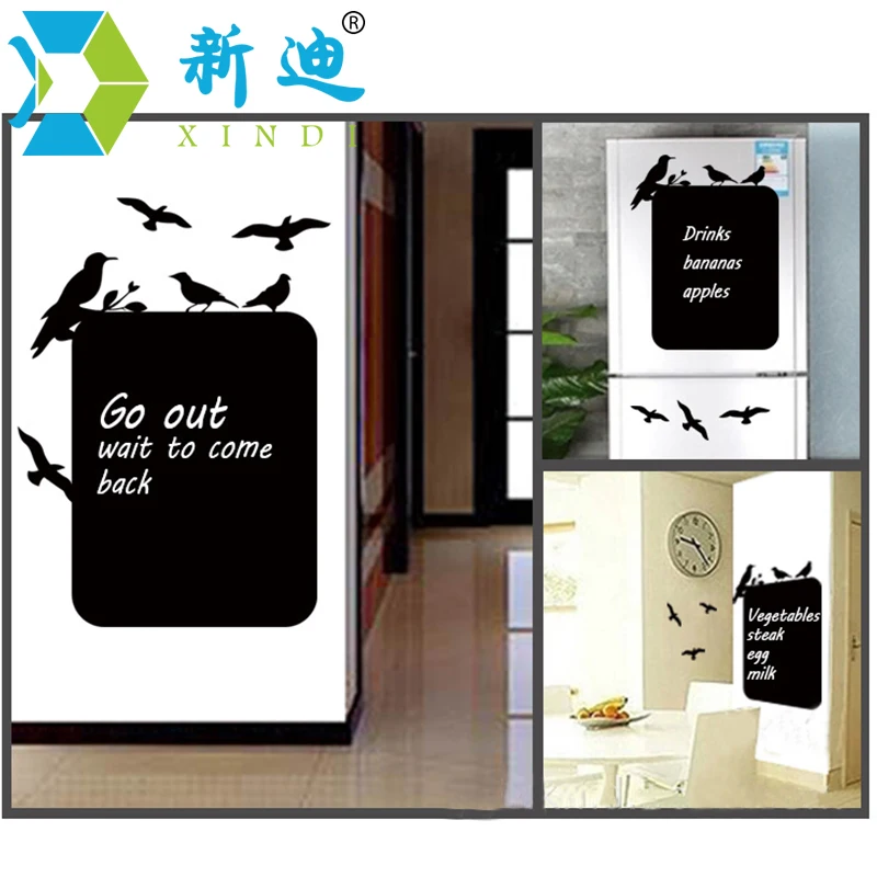 New Black Board Stickers Living Room Wall-decoration Stickers Thick Black Children's Room Office Memo Message Board