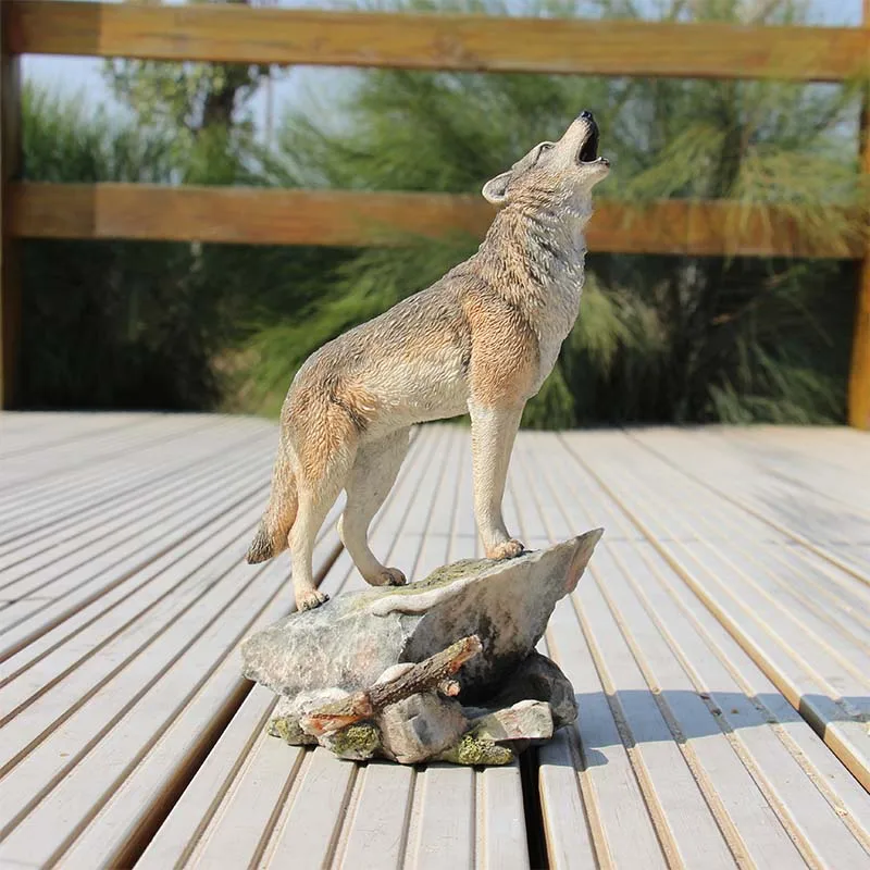 Mnotht 1/6 Canis Lupus модель волк домашние мини игрушки эмуляция смолы аксессуары для