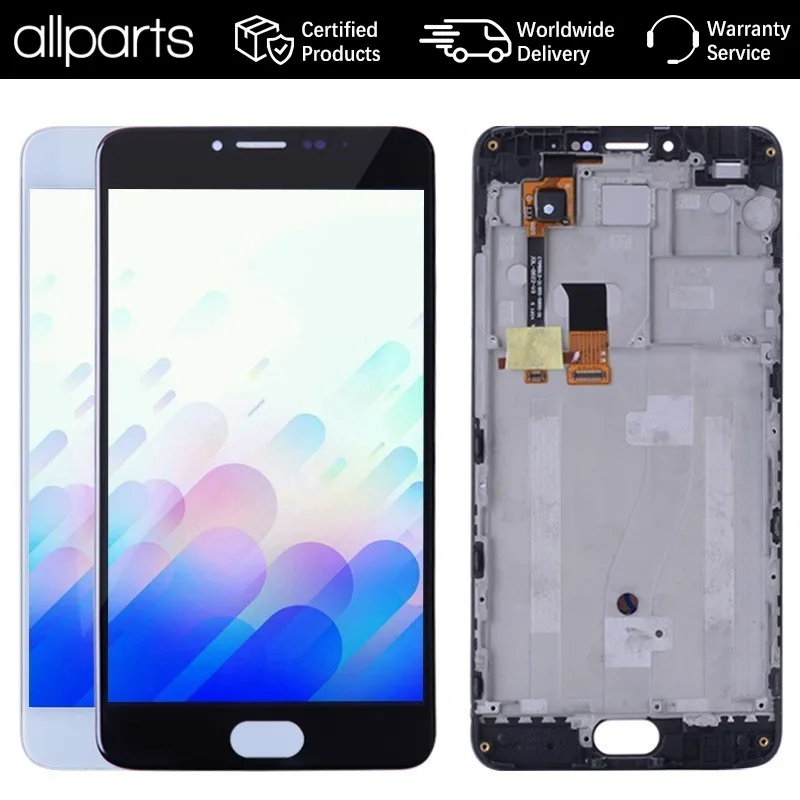 T-parts Новый 5 ''ЖК-дисплей для Meizu M3 Note ЖК-дисплей дигитайзер сенсорный экран M681H