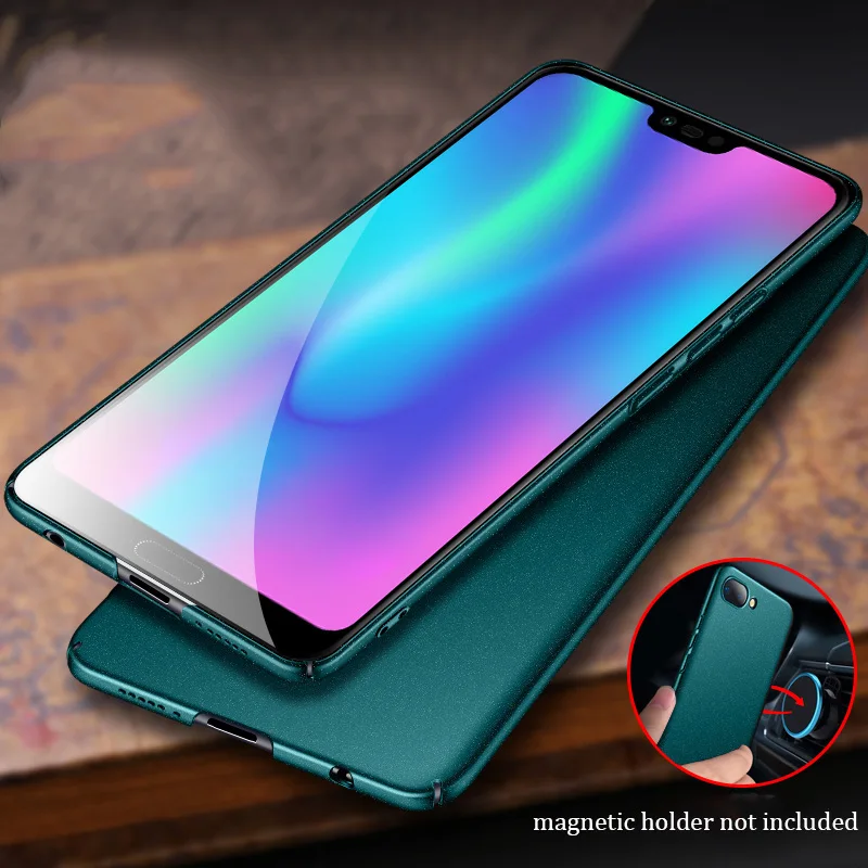 

For Huawei Honor V20 Case Matte AIXUAN Honor View 20 10 Metal Plastic Magnetic Car Holder Cover For Huawei Honor V20 Play v10