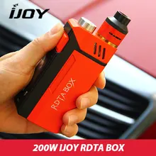 Оригинальный распылитель для электронной сигареты IJOY BOX 200 Вт комплект 12,8 мл емкость электронная сигарета комплект NI/TI/SS с IMC здание колода в наличии