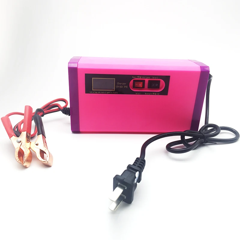

12V Smart Battery Charger for Car Motorcycle Lead Acid Battery Auto Motor Power Supply Batterie Charging Adapter 110V 220V 12 V