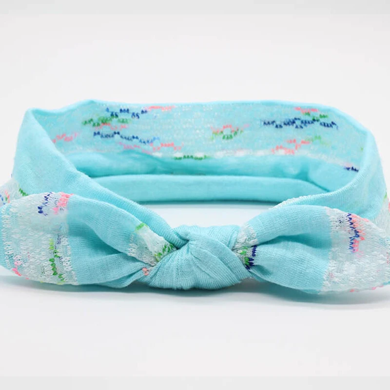 Buy Bunny ears Girls headband Cotton Girl Bow Bebes