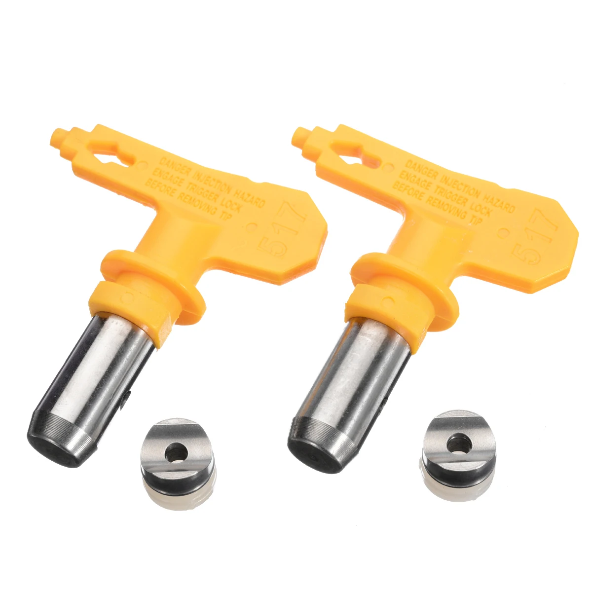 Airless Paint Spray Gun Extension Pole with Double Nozzle Head Metal Airless Paint Spray Powerful Professional Tools