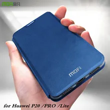 MOFi флип-чехол для huawei P20, мягкий чехол для P20 lite из искусственной кожи для Ascend P20 Pro, чехол-книжка, Роскошный чехол Nova 3E