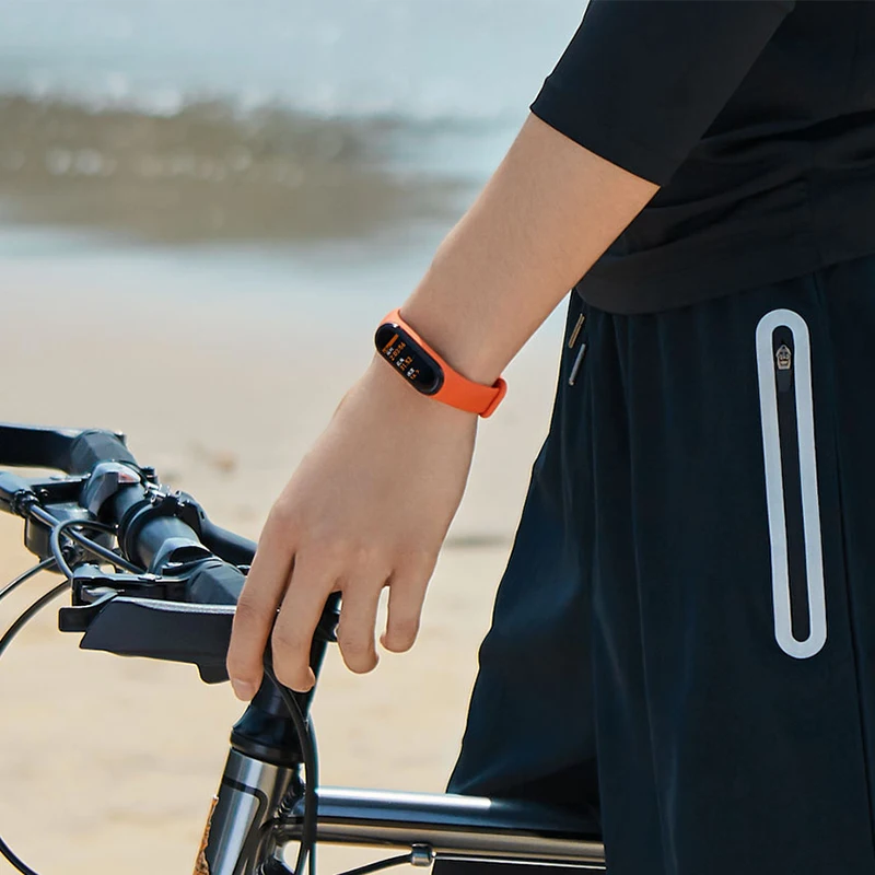 В наличии глобальная версия Xiaomi Mi Band 4 Smart Miband Водонепроницаемый Фитнес браслет с