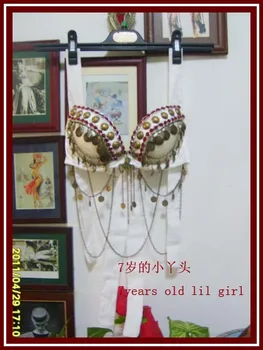 

Tribal belly dance bra B03